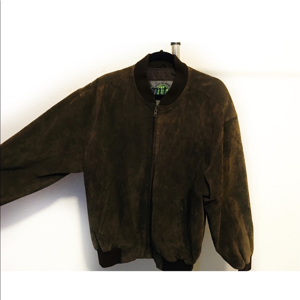 MTO International Leather Bomber Jacket